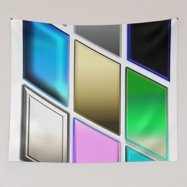 Item preview, Isometric Metallic Cards designed and sold by d-w-h design.