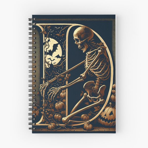 Item preview, Halloween  letter D Skeleton,  designed and sold by DSoriaDesign.