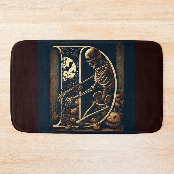 Item preview, Halloween  letter D Skeleton,  designed and sold by DSoriaDesign.