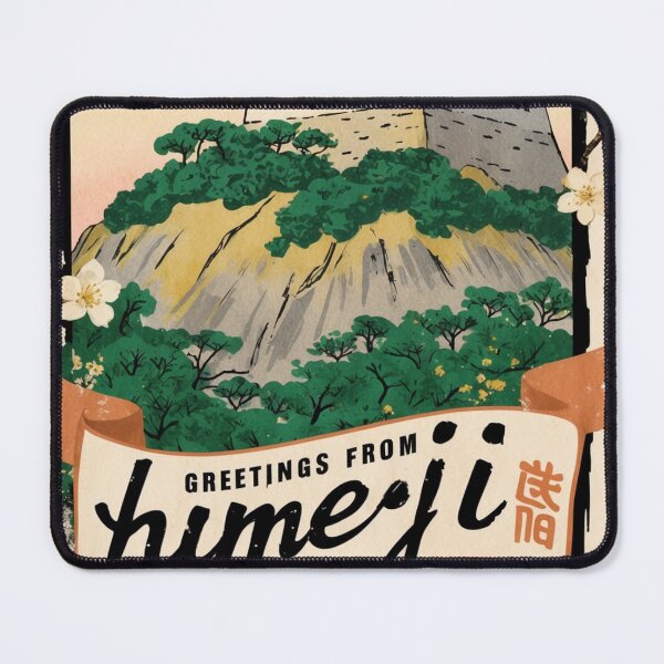 Item preview, Greetings from Himeji Japan Vintage Travel Retro Postcard Design designed and sold by TravelPostcardGems.