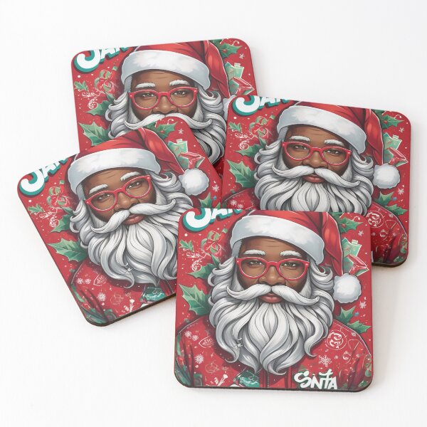 Item preview, Retro Black Santa designed and sold by KeshaEls.