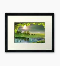 Spring Pond II Framed Print