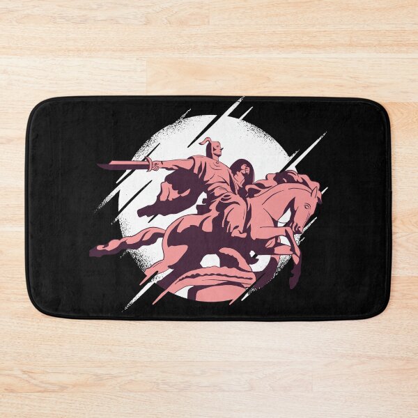 Item preview, Barbarian Warrior on Horseback | Epic Battle Scene with Sword and Shield designed and sold by TurtleDojo.