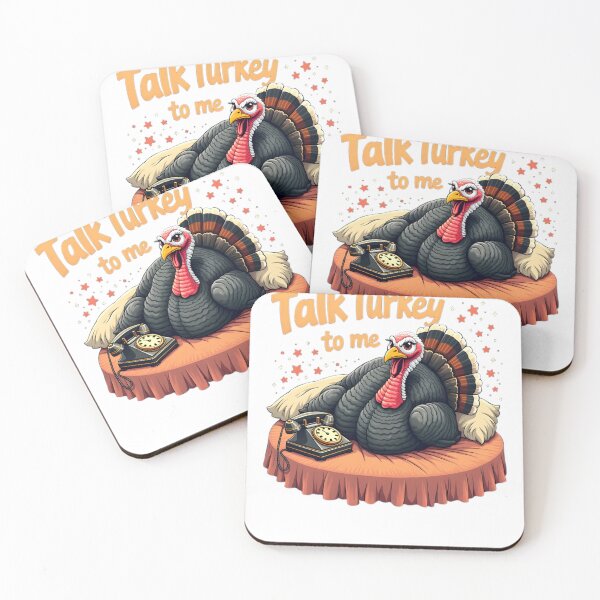 Item preview, Talk Turkey to Me Funny Turkey with Rotary Phone designed and sold by EmeraldCauldren.