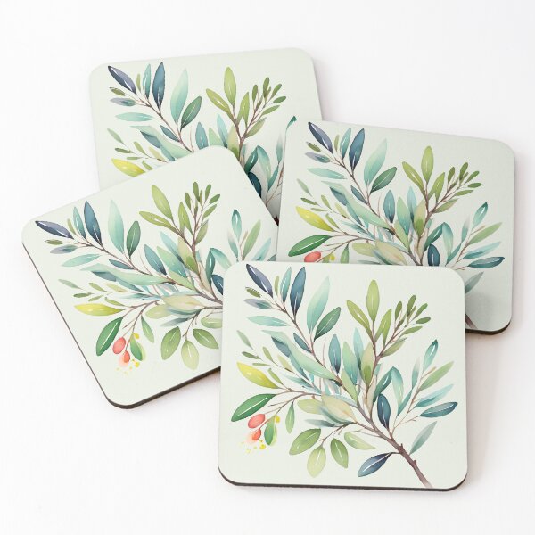 Item preview, Olive branch designed and sold by Lavandine-art.