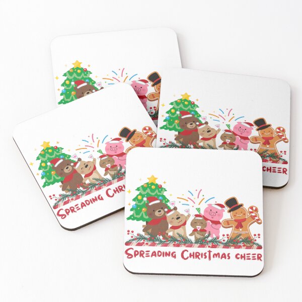 Item preview, Cute Animals Spreading Christmas Cheer Celebration designed and sold by Nathaphat514.