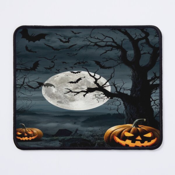 Item preview, halloween Landscape with a full moon ,Halloween Landscape,Halloween Season, halloween pumpkin designed and sold by Expressions-Sel.