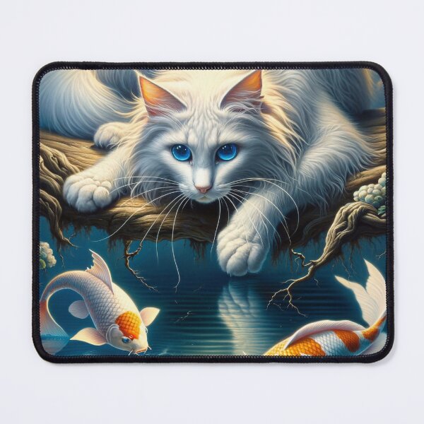 Item preview, Cat and Koi designed and sold by M-Y-A-R-T-.