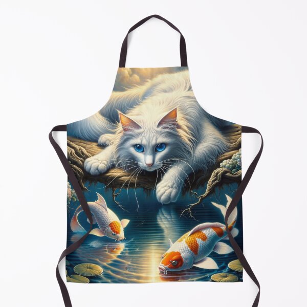 Item preview, Cat and Koi designed and sold by M-Y-A-R-T-.