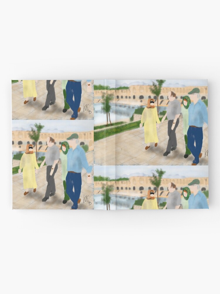 Alternate view of Visiting the Isfahan Bridge Hardcover Journal