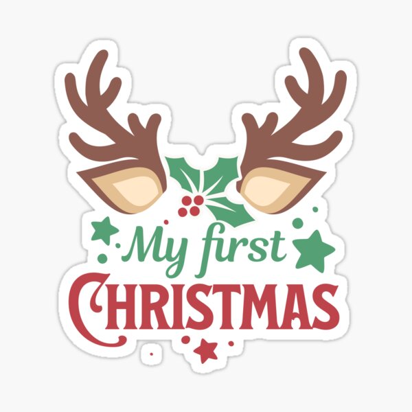 Artikel-Vorschau von Mein erstes Weihnachten - für ein süßes Baby, designt und verkauft von TenshiGift.
