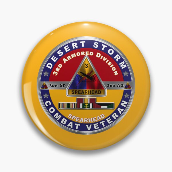 Item preview, 3rd Armored Division Desert Storm designed and sold by SoldierAlways.