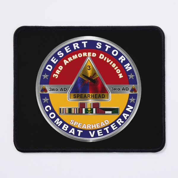 Item preview, 3rd Armored Division Desert Storm designed and sold by SoldierAlways.