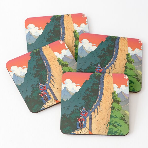 Item preview, Great Chinese Wall Retro Anime Girl China 80s Vintage Travel designed and sold by Retro-Anime9.