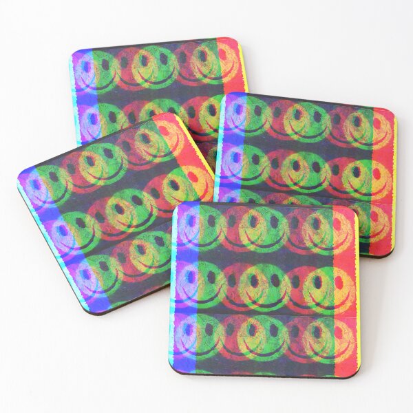 Item preview, Smiley Face Glitch - Top one, nice one, get sorted - Rave Scene designed and sold by Fuzzdandy Designs.