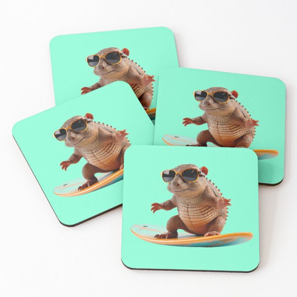 Item preview, Surfer Armadillo designed and sold by AleTot.