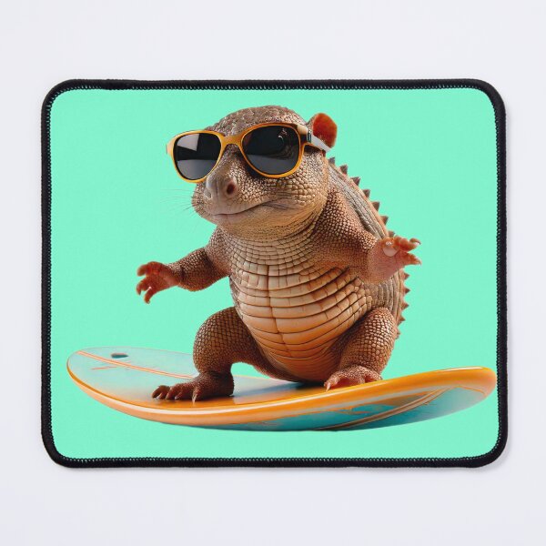 Item preview, Surfer Armadillo designed and sold by AleTot.