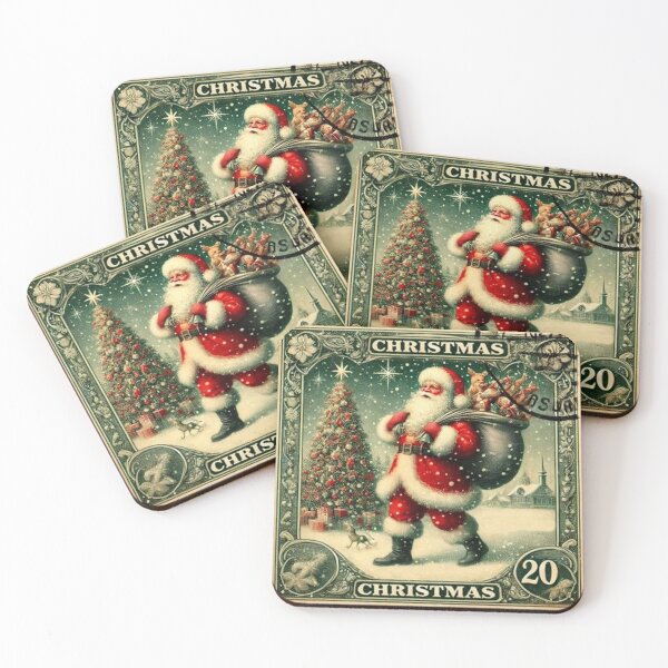 Item preview, Vintage Christmas Postage Stamp designed and sold by Kenny8716.