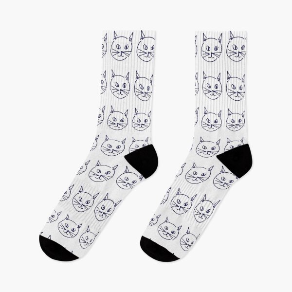 Item preview, Cattitude Navy designed and sold by MagentaTwilight.