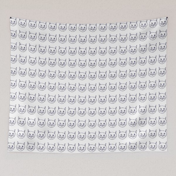Item preview, Cattitude Navy designed and sold by MagentaTwilight.