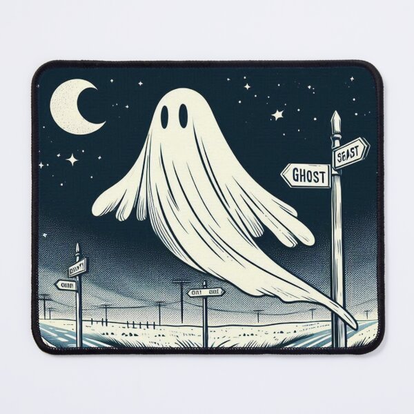 Item preview, Vintage White Ghosts Night Way-finding designed and sold by GhostDigger.