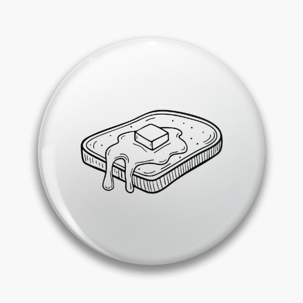 Item preview, An Illustration of Butter Melting on a Slice of Toast designed and sold by rasagamastore.
