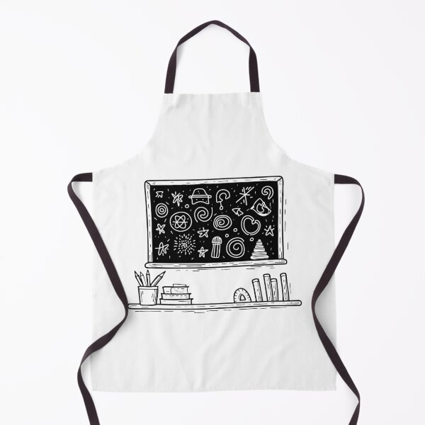 Item preview, Blackboard Filled with Chalk Drawings in a Classroom designed and sold by rasagamastore.
