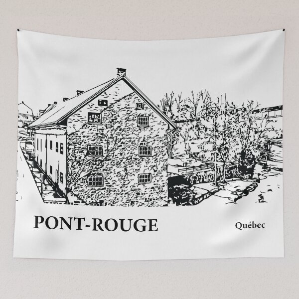 Item preview, Pont-Rouge Québec designed and sold by Lakeric Cityscapes.