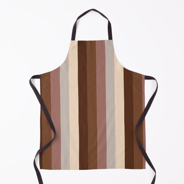 Item preview, Bold Vertical Stripes Christmas Colors Brown Ambiance designed and sold by taiche.