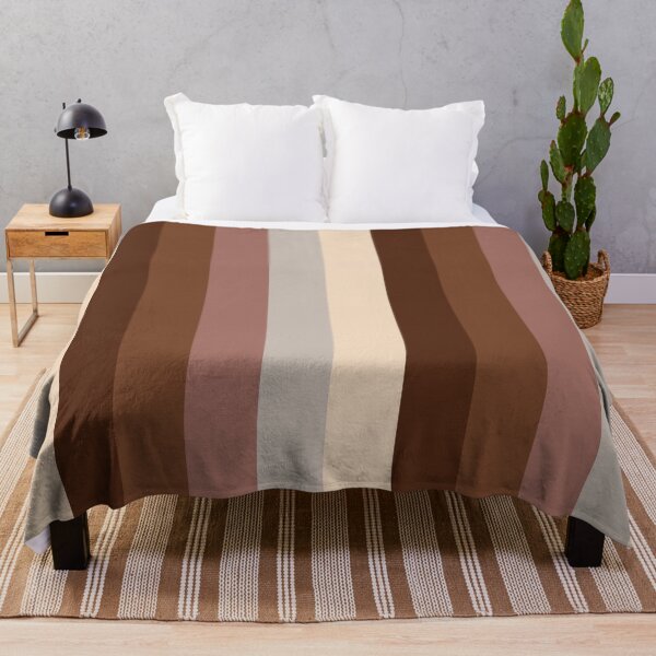 Item preview, Bold Vertical Stripes Christmas Colors Brown Ambiance designed and sold by taiche.