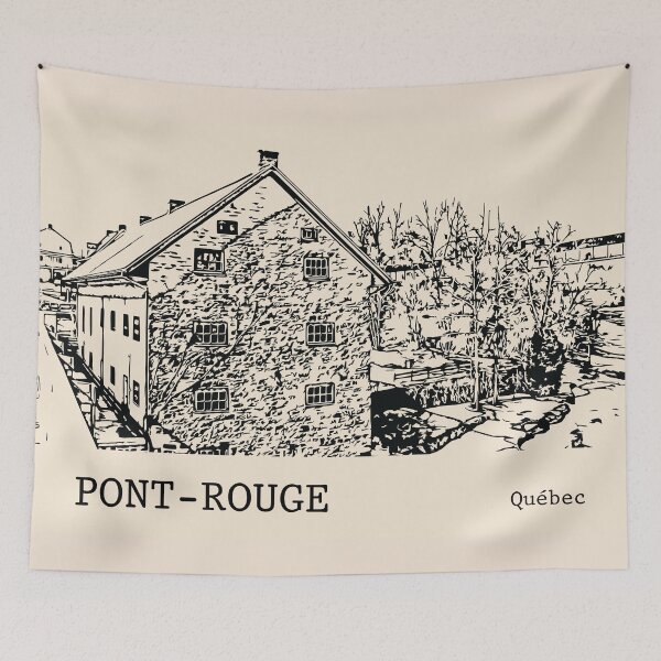 Item preview, Pont-Rouge Québec designed and sold by Lakeric Cityscapes.