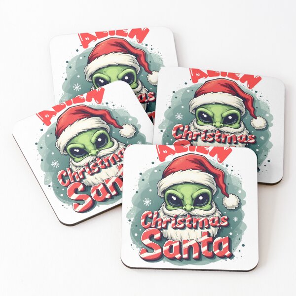 Item preview, Alien Christmas Santa Funny Graphic designed and sold by EmeraldCauldren.