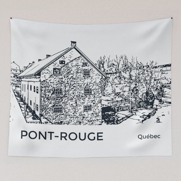 Item preview, Pont-Rouge Québec designed and sold by Lakeric Cityscapes.
