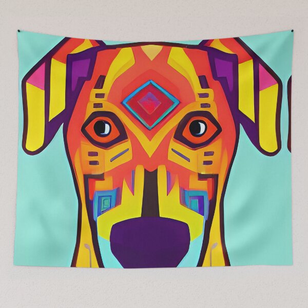 Item preview, Decorative dog illustration designed and sold by lalylaura.