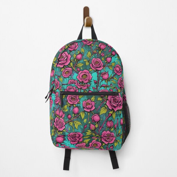 Item preview, Magenta Colorful Floral Pattern designed and sold by Rosa-Canina64.