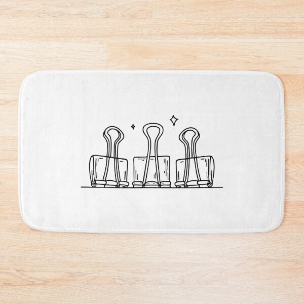Item preview, Binder Clips Neatly Arranged on a Desk designed and sold by rasagamastore.