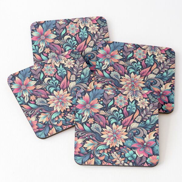 Item preview, Cute colorful flower pattern designed and sold by Haji  Kamora.