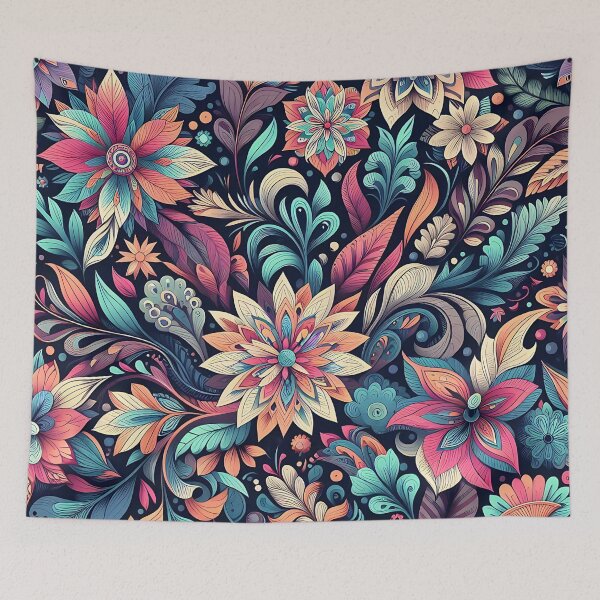Item preview, Cute colorful flower pattern designed and sold by Haji  Kamora.