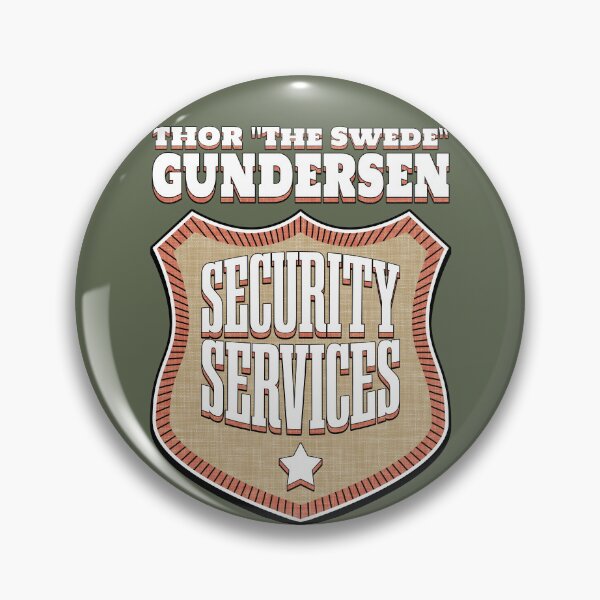 Item preview, Thor "The Swede" Gundersen. Security Services. designed and sold by robotrobotROBOT.