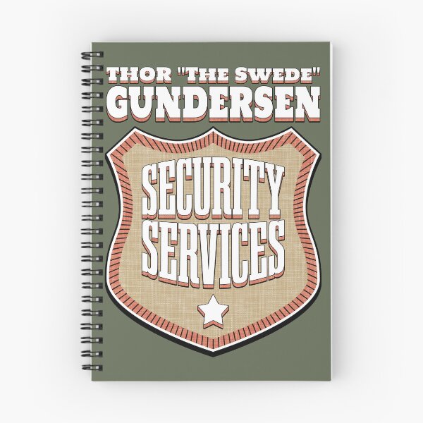 Item preview, Thor "The Swede" Gundersen. Security Services. designed and sold by robotrobotROBOT.