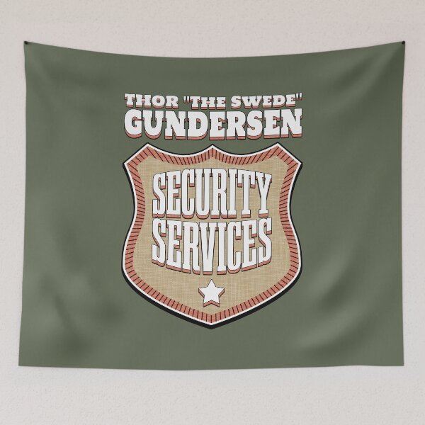 Item preview, Thor "The Swede" Gundersen. Security Services. designed and sold by robotrobotROBOT.