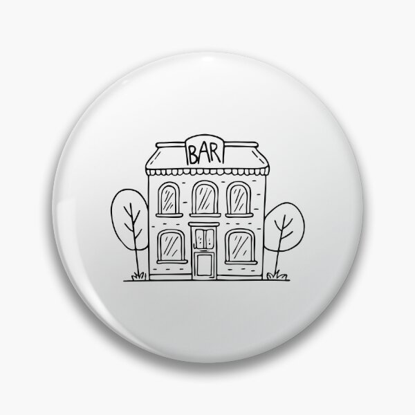 Item preview, llustration of a Bar Cafe Nestled in a Quiet Street designed and sold by rasagamastore.