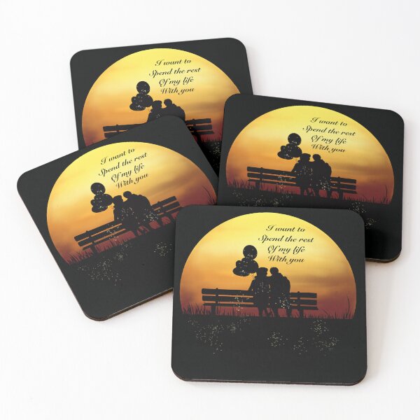 Item preview, Romantic silhouette and a sunset scene-circle  designed and sold by A Sweet  Fragrance Art.