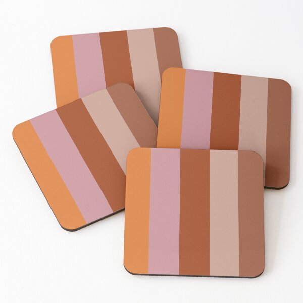 Item preview, Bold Vertical Stripes Christmas Colors Gingerbread Ambiance designed and sold by taiche.