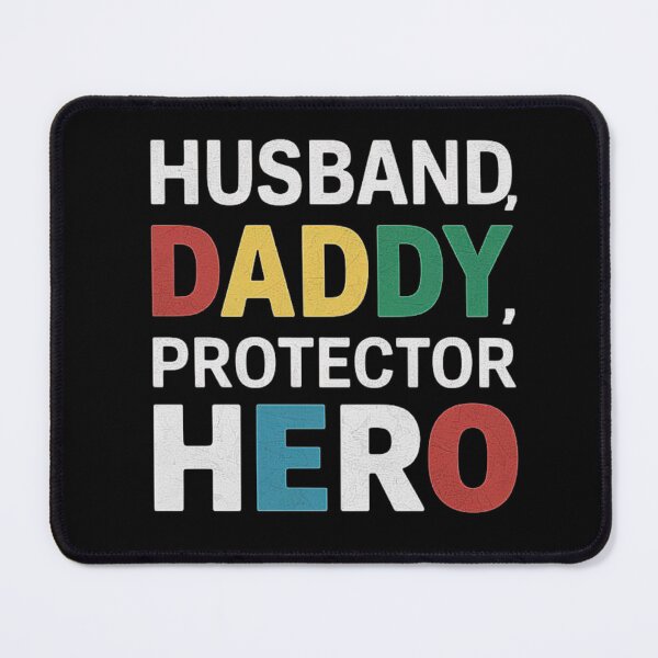 Item preview, Husband, Daddy, Protector, Hero - Inspirational Men’s Design designed and sold by love3617.