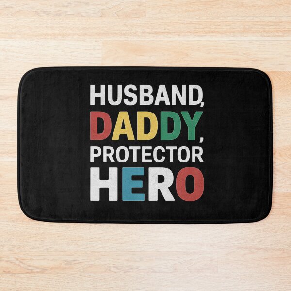 Item preview, Husband, Daddy, Protector, Hero - Inspirational Men’s Design designed and sold by love3617.