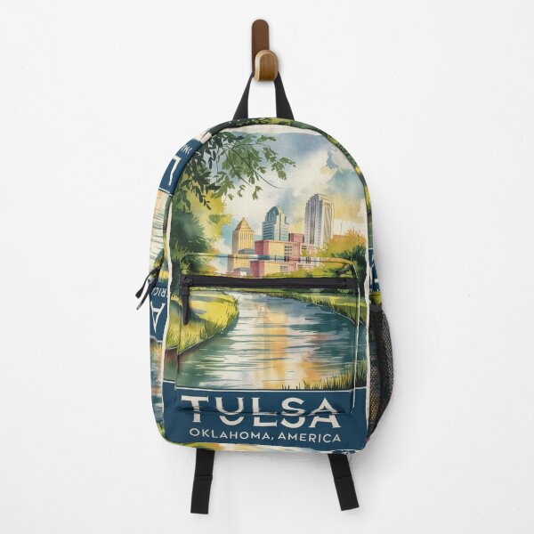 Item preview, Tulsa Vintage Travel Poster designed and sold by TravelerRat.