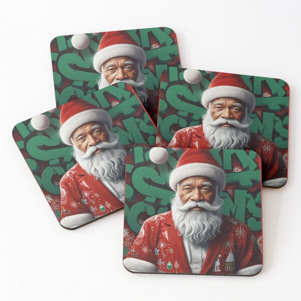 Item preview, Retro Black Santa designed and sold by KeshaEls.