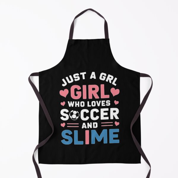 Item preview, Just a Girl Who Loves Soccer and Slime - Fun T-shirt Design for Girls designed and sold by love3617.