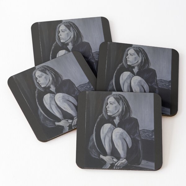Item preview, Pensive woman waits for word designed and sold by StudioMari.